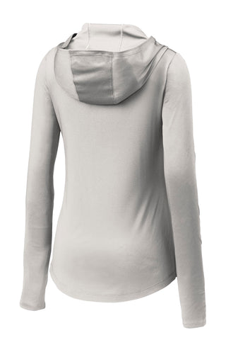 Sport-Tek Ladies PosiCharge Competitor Hooded Pullover (Silver)