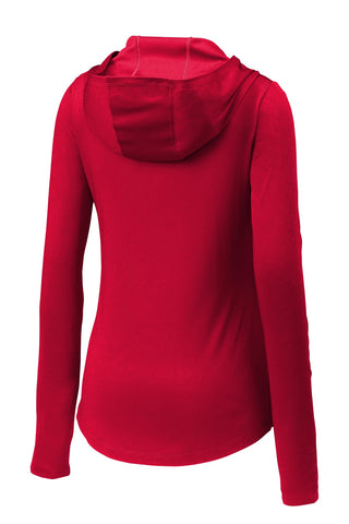 Sport-Tek Ladies PosiCharge Competitor Hooded Pullover (True Red)