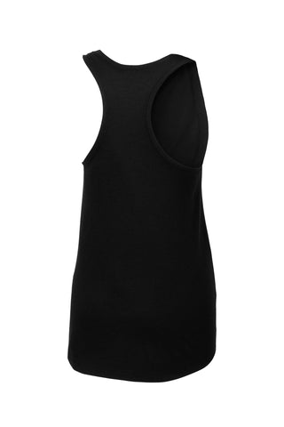 Sport-Tek Ladies PosiCharge Tri-Blend Wicking Tank (Black Triad Solid)