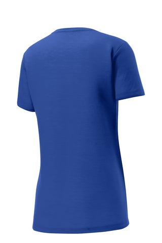 Sport-Tek Ladies PosiCharge Competitor Cotton Touch Scoop Neck Tee (True Royal)