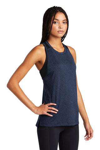 Sport-Tek Ladies Endeavor Tank (Dark Royal Heather/ Black)