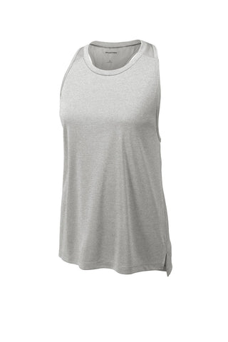 Sport-Tek Ladies Endeavor Tank (Light Grey Heather/ Light Grey)