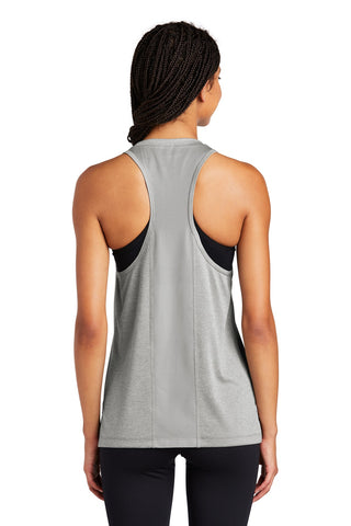 Sport-Tek Ladies Endeavor Tank (Light Grey Heather/ Light Grey)