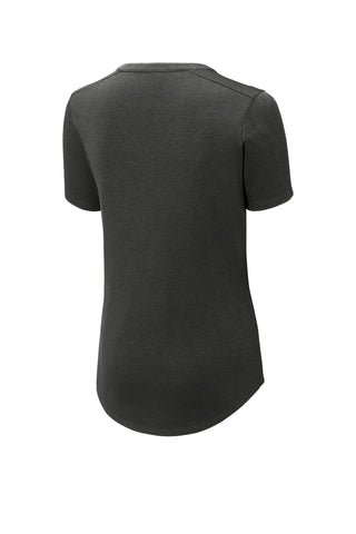 Sport-Tek Ladies Endeavor Henley (Black Heather)