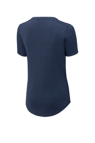 Sport-Tek Ladies Endeavor Henley (Dark Royal Heather)