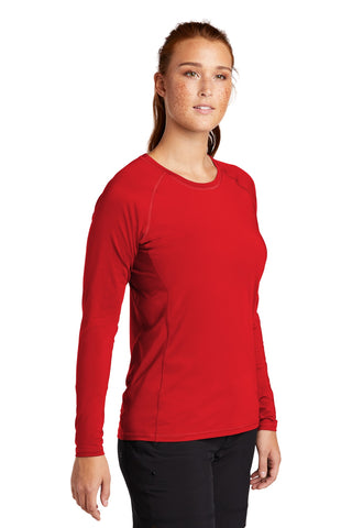 Sport-Tek Ladies Long Sleeve Rashguard Tee (True Red)