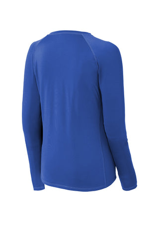 Sport-Tek Ladies Long Sleeve Rashguard Tee (True Royal)