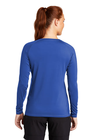 Sport-Tek Ladies Long Sleeve Rashguard Tee (True Royal)