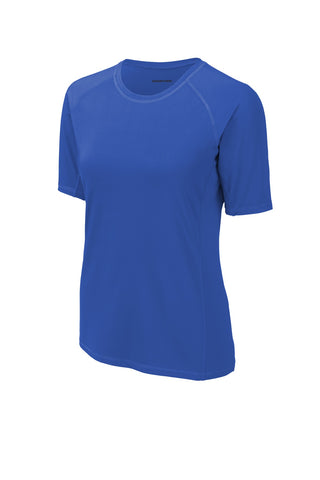 Sport-Tek Ladies Rashguard Tee (True Royal)