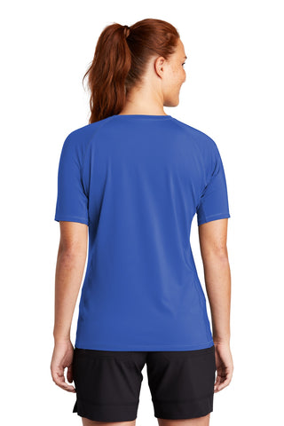 Sport-Tek Ladies Rashguard Tee (True Royal)