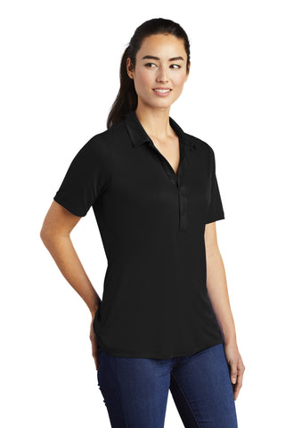 Sport-Tek Ladies Posi-UV Pro Polo (Black)