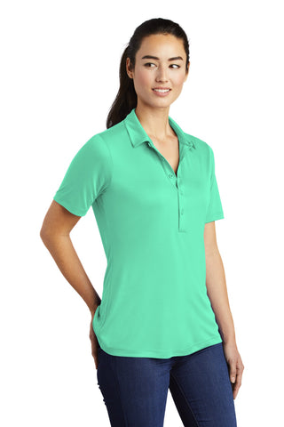 Sport-Tek Ladies Posi-UV Pro Polo (Bright Seafoam)