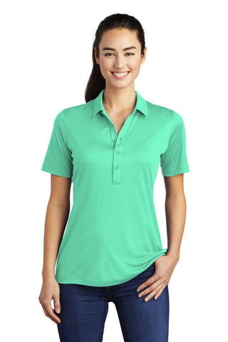 Sport-Tek Ladies Posi-UV Pro Polo (Bright Seafoam)