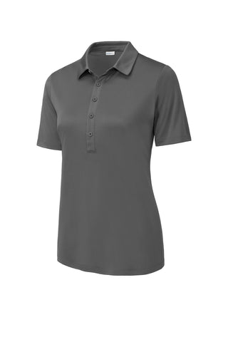 Sport-Tek Ladies Posi-UV Pro Polo (Dark Smoke Grey)