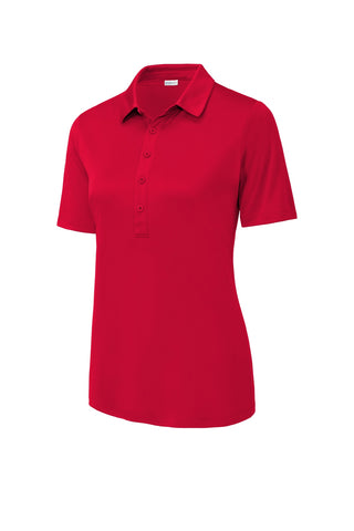 Sport-Tek Ladies Posi-UV Pro Polo (True Red)