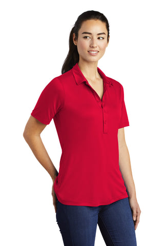 Sport-Tek Ladies Posi-UV Pro Polo (True Red)