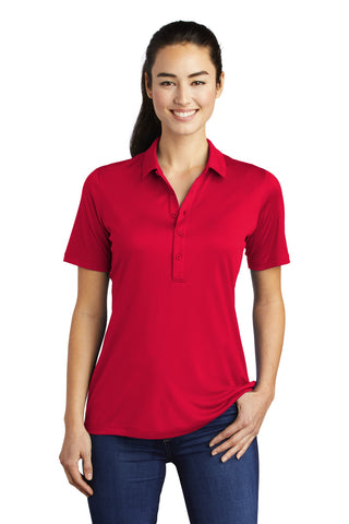 Sport-Tek Ladies Posi-UV Pro Polo (True Red)