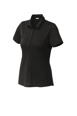 Sport-Tek Ladies PosiCharge Strive Polo (Black)