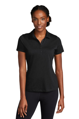 Sport-Tek Ladies PosiCharge Strive Polo (Black)