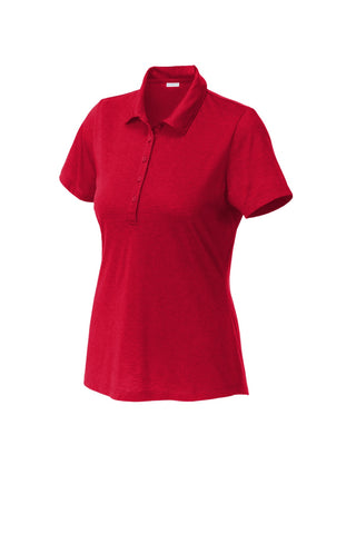 Sport-Tek Ladies PosiCharge Strive Polo (Deep Red)