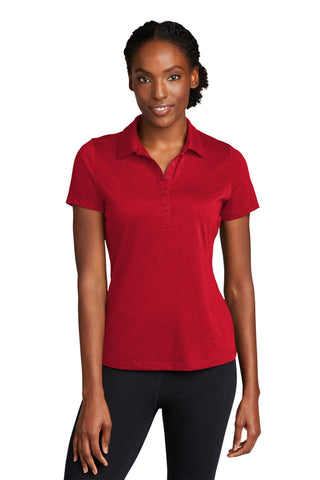 Sport-Tek Ladies PosiCharge Strive Polo (Deep Red)