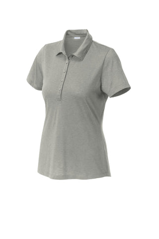 Sport-Tek Ladies PosiCharge Strive Polo (Silver)