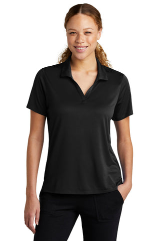 Sport-Tek Ladies Sideline Polo (Black)