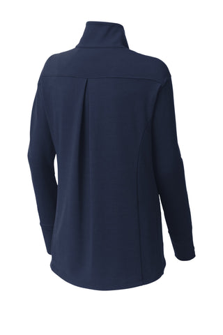 Sport-Tek Ladies Sport-Wick Flex Fleece Full-Zip (True Navy)