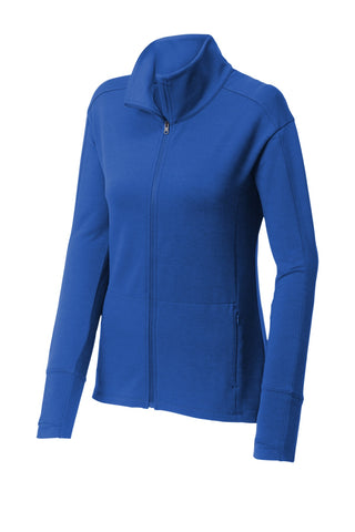 Sport-Tek Ladies Sport-Wick Flex Fleece Full-Zip (True Royal)