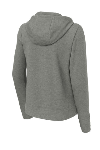 Sport-Tek Ladies Sport-Wick Flex Fleece Pullover Hoodie (Light Grey Heather)