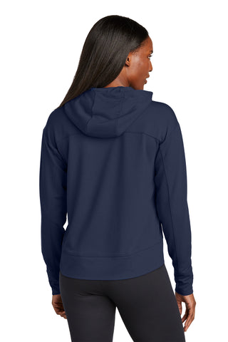 Sport-Tek Ladies Sport-Wick Flex Fleece Pullover Hoodie (True Navy)