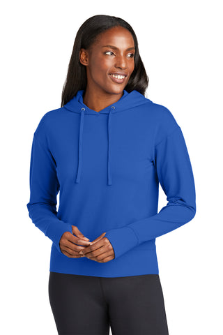 Sport-Tek Ladies Sport-Wick Flex Fleece Pullover Hoodie (True Royal)