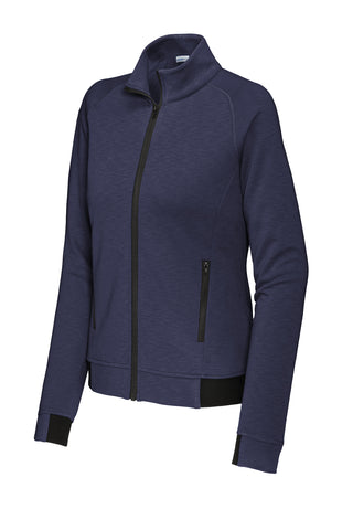 Sport-Tek Ladies PosiCharge Strive Full-Zip (True Navy)