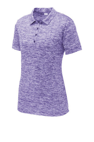 Sport-Tek Ladies PosiCharge Electric Heather Polo (Purple Electric)