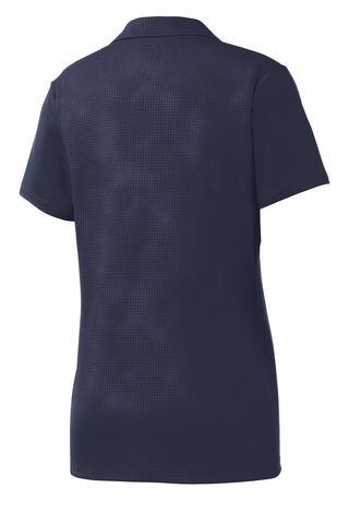 Sport-Tek Ladies Embossed PosiCharge Tough Polo (True Navy)