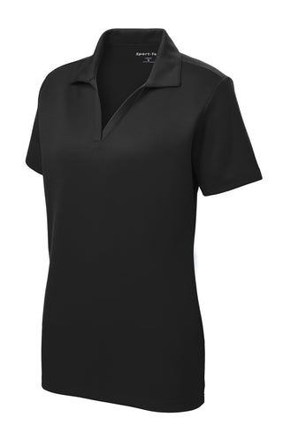 Sport-Tek Ladies PosiCharge RacerMesh Polo (Black)