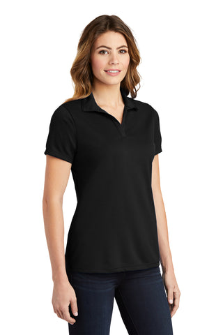 Sport-Tek Ladies PosiCharge RacerMesh Polo (Black)