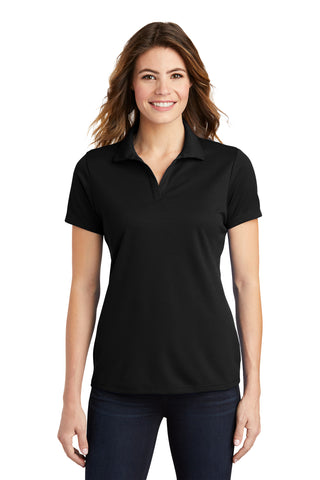 Sport-Tek Ladies PosiCharge RacerMesh Polo (Black)