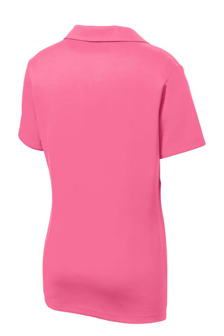 Sport-Tek Ladies PosiCharge RacerMesh Polo (Bright Pink)