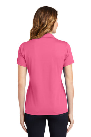 Sport-Tek Ladies PosiCharge RacerMesh Polo (Bright Pink)