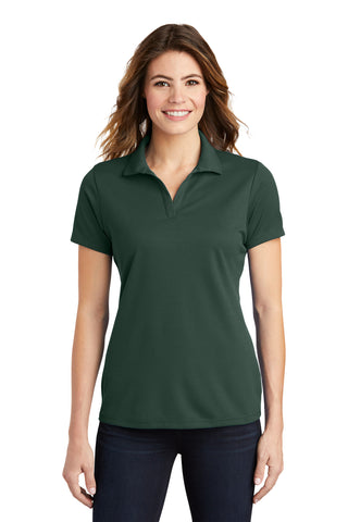 Sport-Tek Ladies PosiCharge RacerMesh Polo (Dark Forest Green)