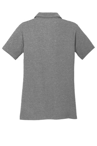 Sport-Tek Ladies PosiCharge RacerMesh Polo (Grey Heather)