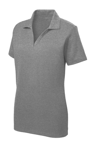 Sport-Tek Ladies PosiCharge RacerMesh Polo (Grey Heather)