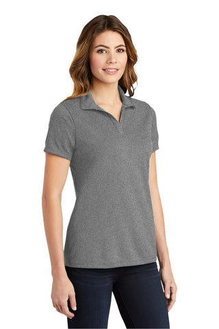 Sport-Tek Ladies PosiCharge RacerMesh Polo (Grey Heather)