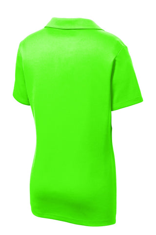 Sport-Tek Ladies PosiCharge RacerMesh Polo (Neon Green)