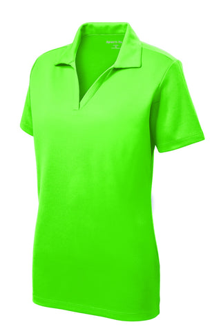 Sport-Tek Ladies PosiCharge RacerMesh Polo (Neon Green)