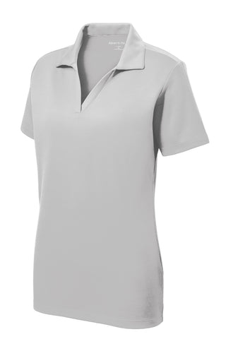 Sport-Tek Ladies PosiCharge RacerMesh Polo (Silver)