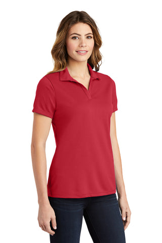 Sport-Tek Ladies PosiCharge RacerMesh Polo (True Red)