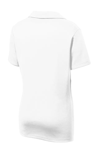 Sport-Tek Ladies PosiCharge RacerMesh Polo (White)