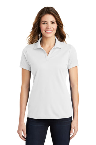 Sport-Tek Ladies PosiCharge RacerMesh Polo (White)